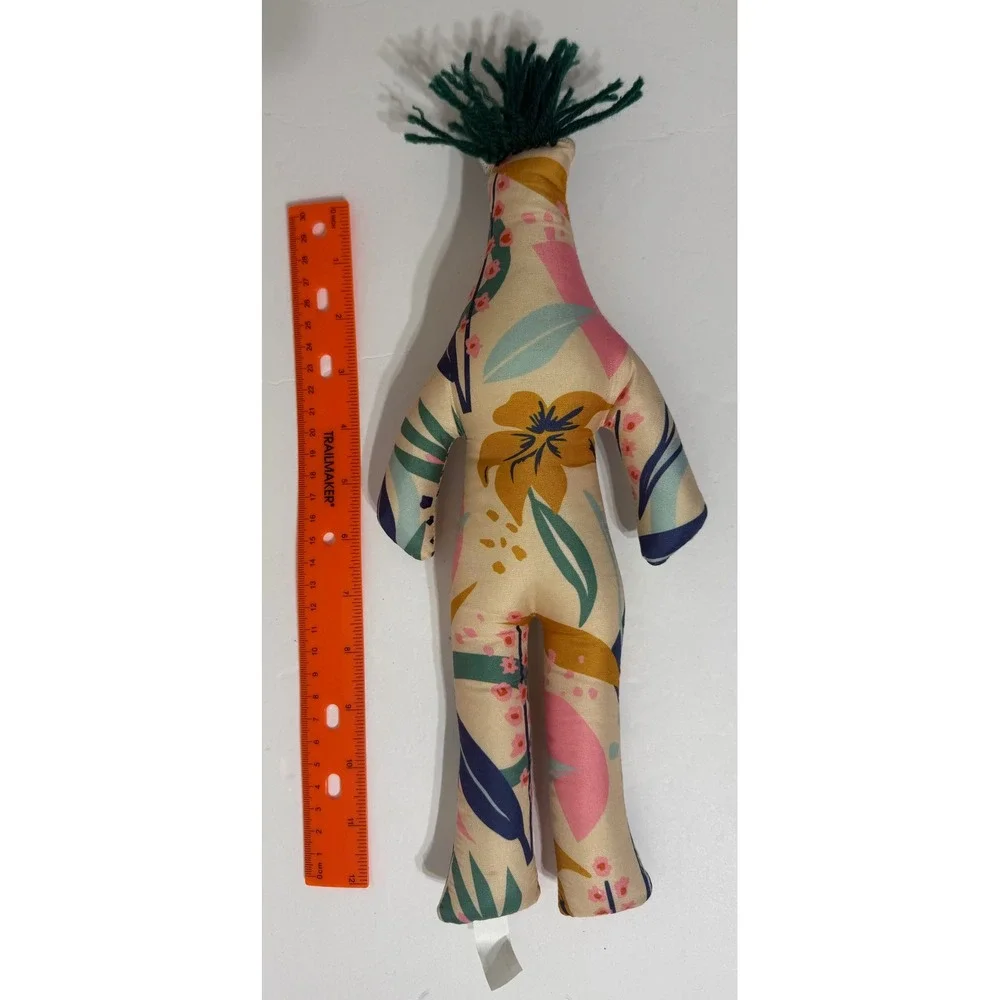 Dammit Doll Floral Stress Relief Toy Multicolor Botanical Print DDL000607U 12in